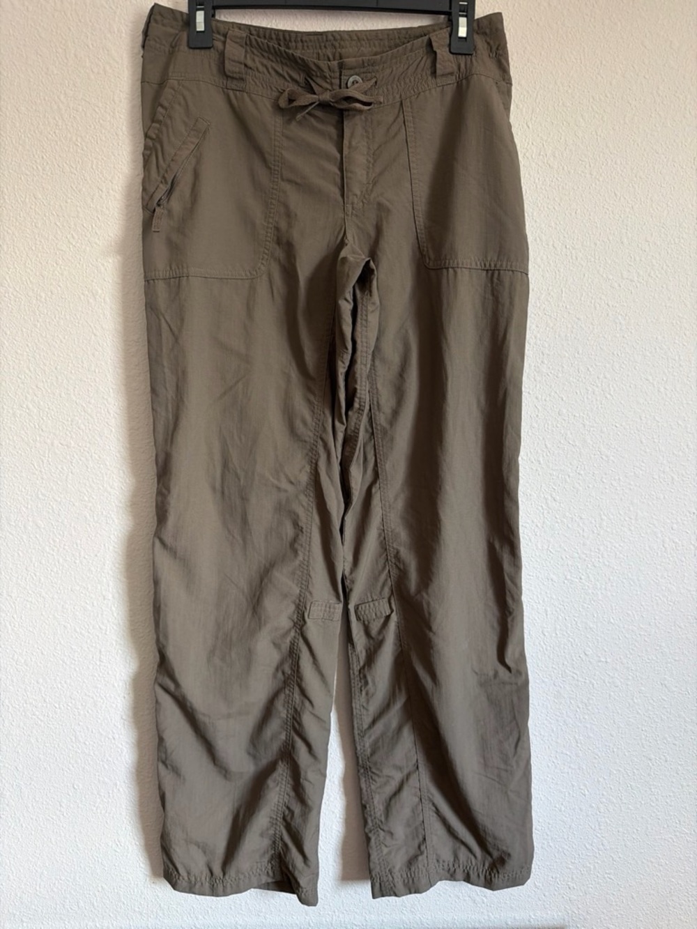 The North Face Olive Green Cargo Pants with Drawstring Waist